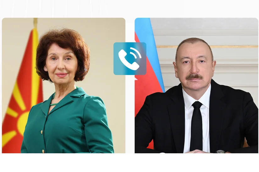 Şimali Makedoniya Respublikasının Prezidenti İlham Əliyevə 