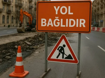 Yeni Ramana küçəsində nəqliyyatın hərəkəti 